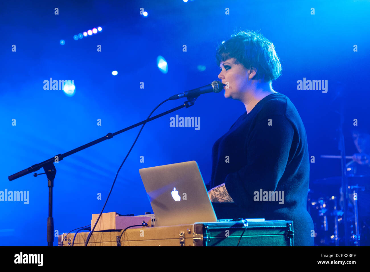 Bognor Regis, Regno Unito. 1 dicembre 2017. Marnie gioca all'Electric Dreams Festival. Crediti: Ken Harrison/Alamy Live News Foto Stock