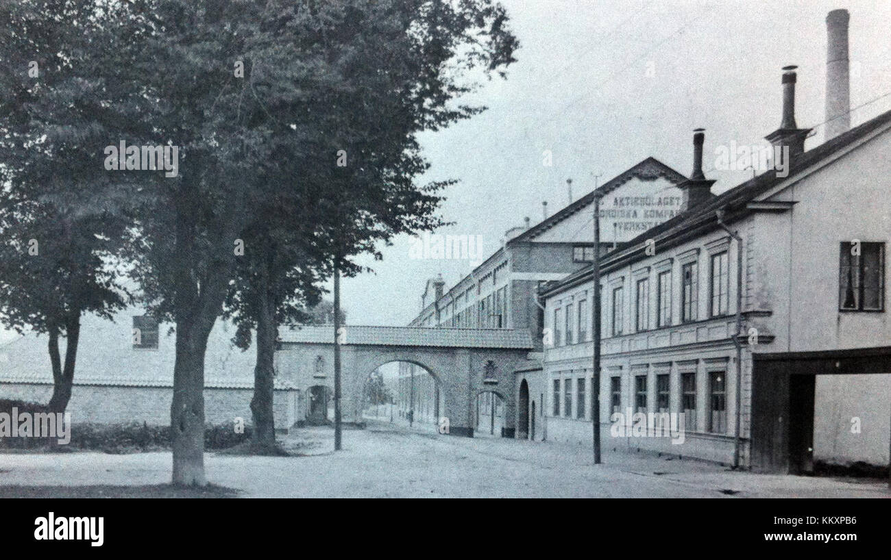 ANA Kontor o Fabrik, fondata nel 1937, era una società nota per le sue forniture per ufficio e fabbrica. Operava nel settore manifatturiero e della distribuzione, rispondendo a diverse esigenze aziendali. Foto Stock