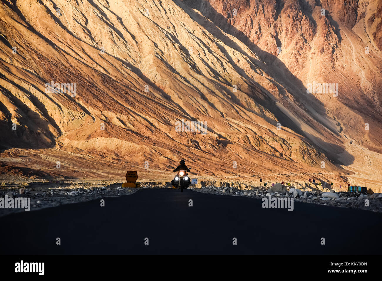 Sul modo di hunder, ladakh, India Foto Stock