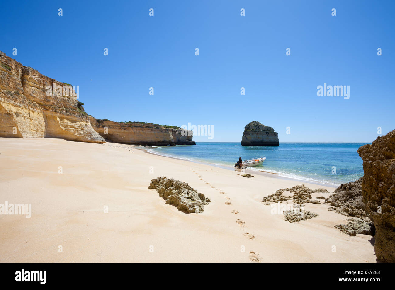 Portogallo - Algarve - Praia da Marinha - Europa Foto Stock