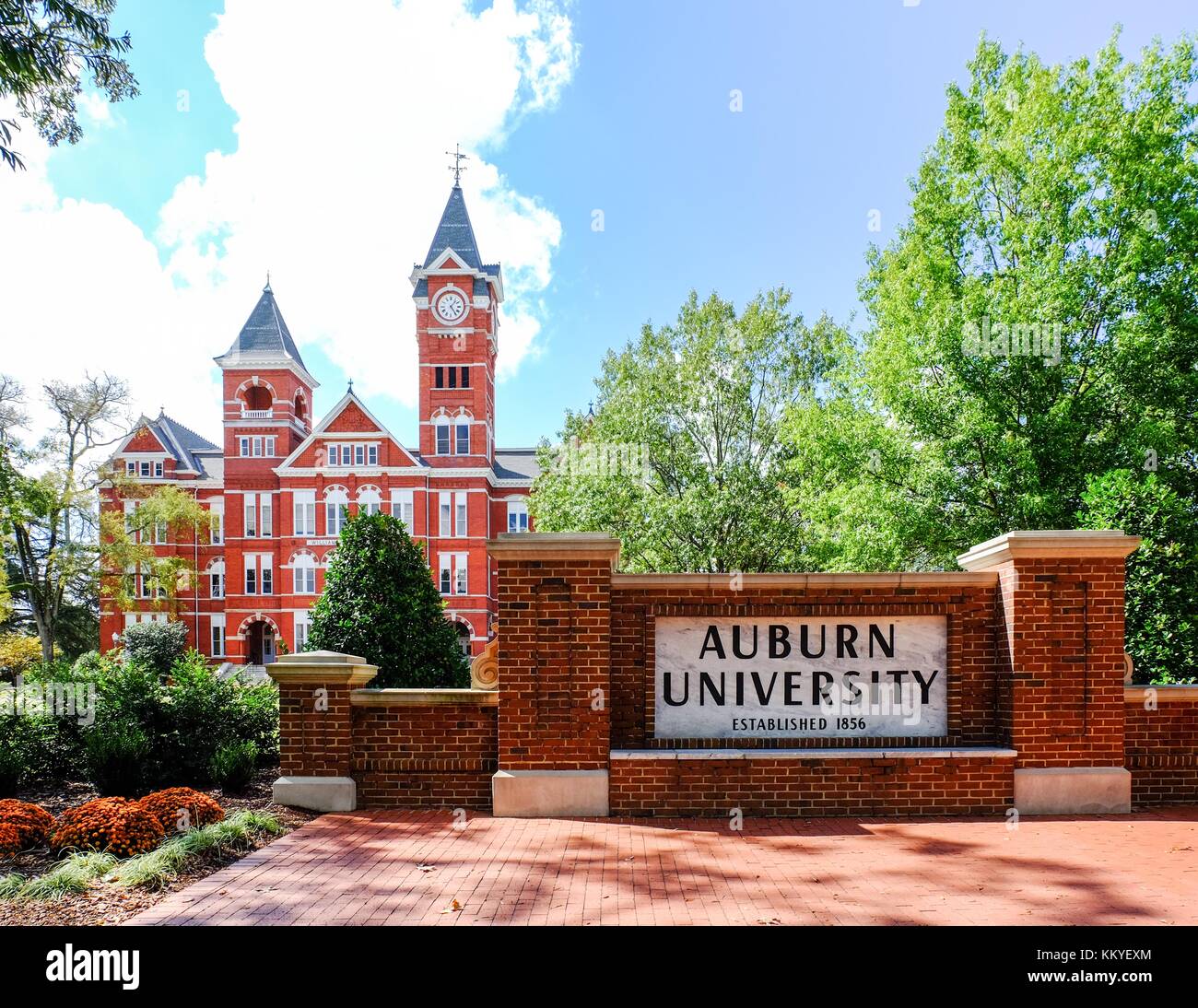 Auburn, AL, Stati Uniti d'America - 19 Ottobre 2017: Auburn University di Auburn, Alabama, Stati Uniti d'America. Foto Stock