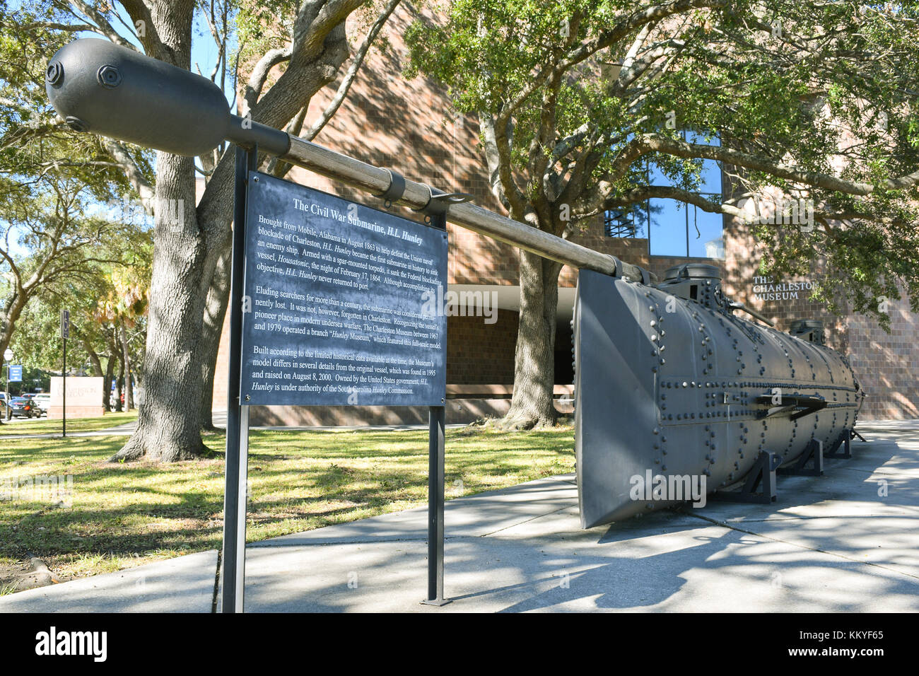 Il Museo di Charleston in Charleston, Carolina del Sud, Stati Uniti d'America. Foto Stock