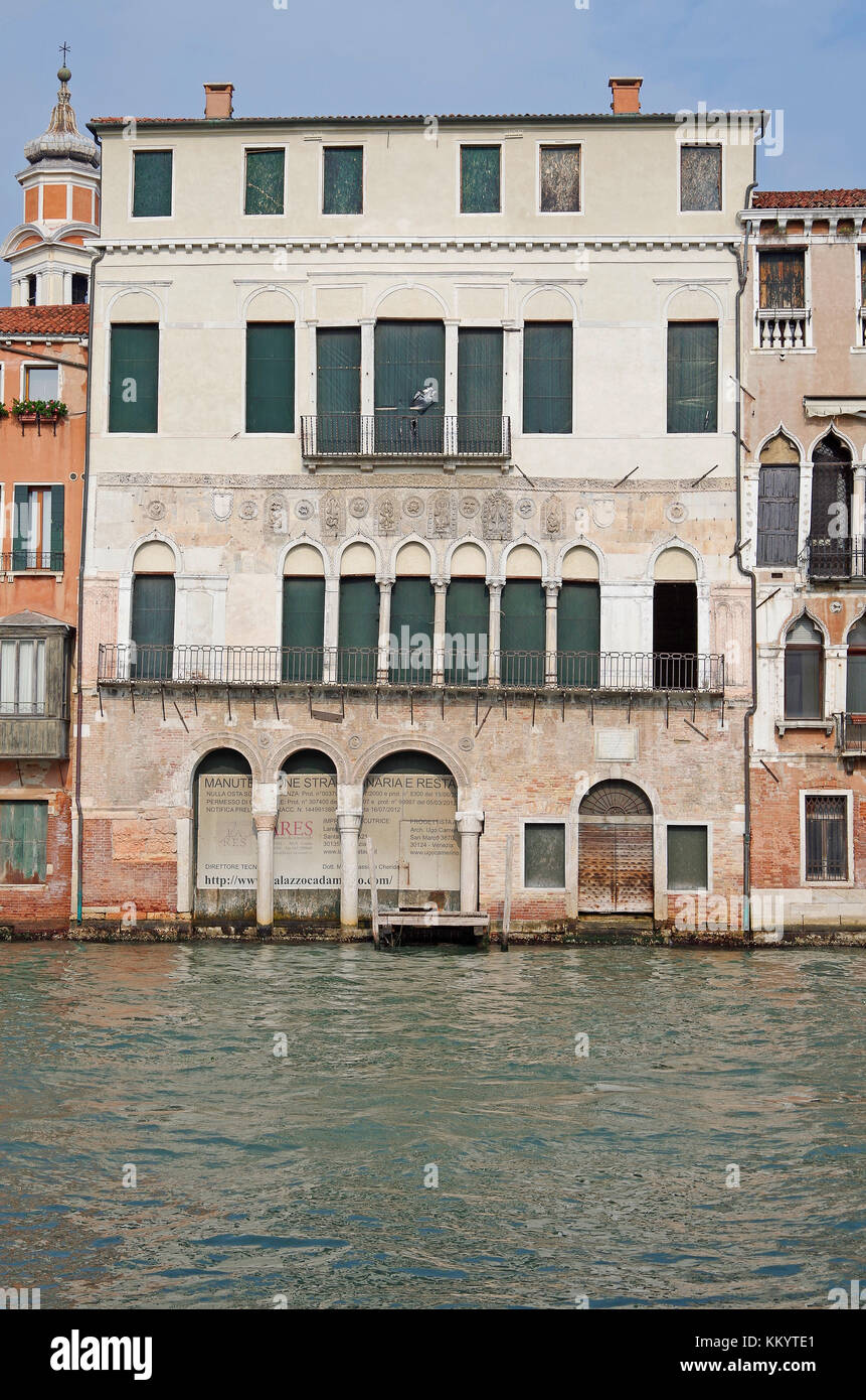 Palazzo da Mosto, noto anche come Ca' da Mosto, Grand Canal, Venezia Foto Stock