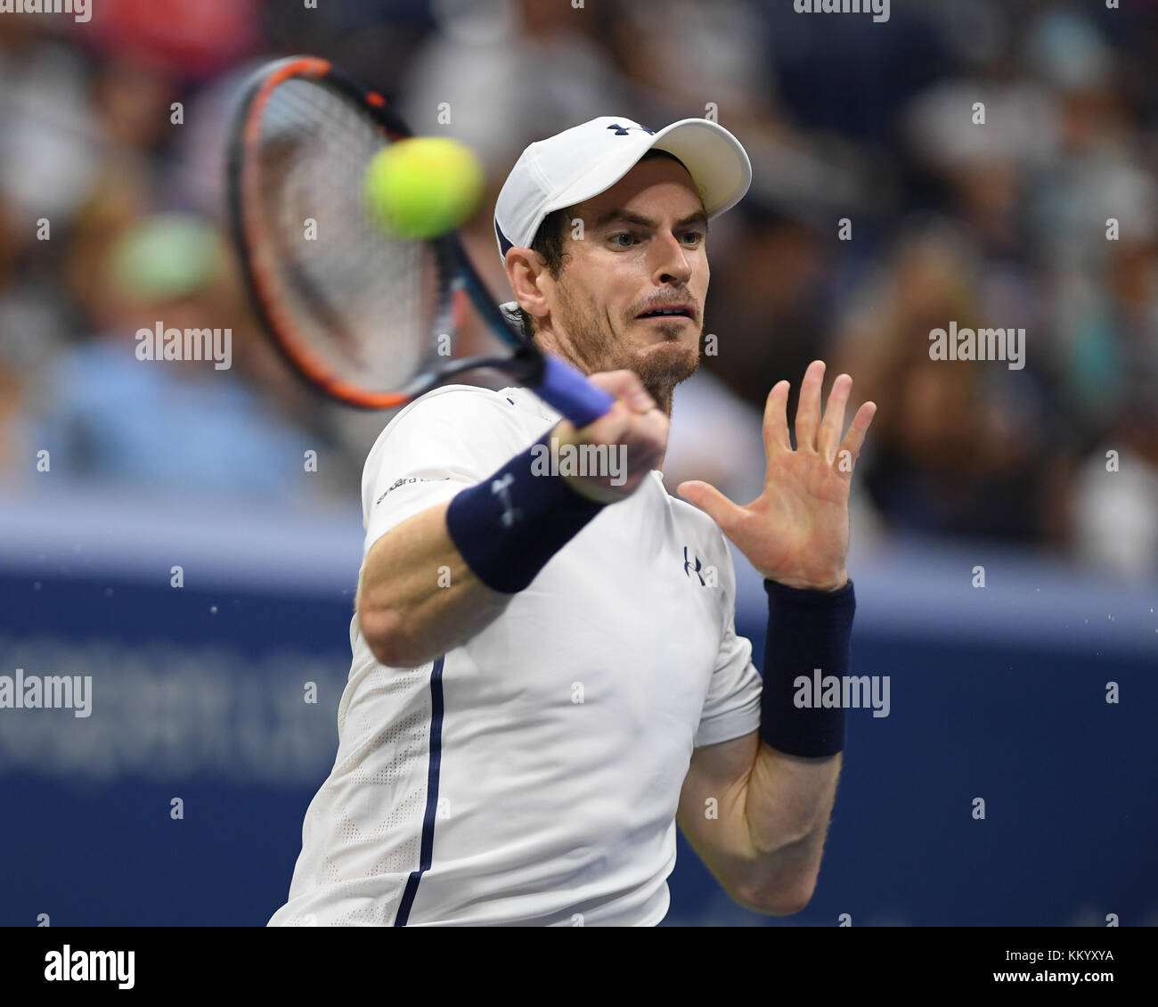 NEW YORK, NY - 01 SETTEMBRE: Andy Murray il quarto giorno del 2016 US Open all'USTA Billie Jean King National Tennis Center il 29 agosto 2016 nel quartiere Flushing del quartiere Queens di New York City People: Andy Murray Foto Stock