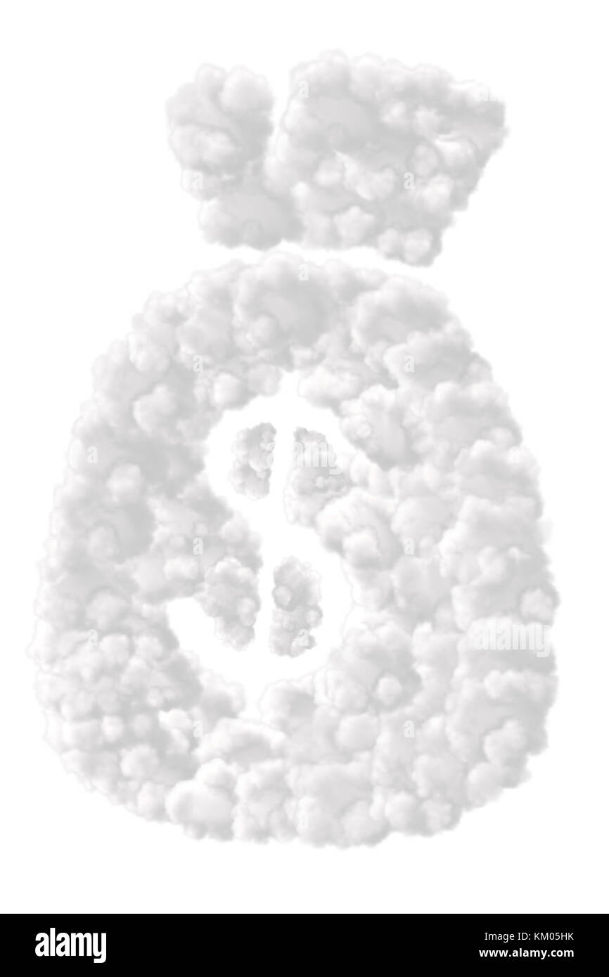 Silhouette Sacco Con Il Simbolo Del Dollaro Per Risparmiare Denaro Contante Illustrazione Vettoriale 163212984