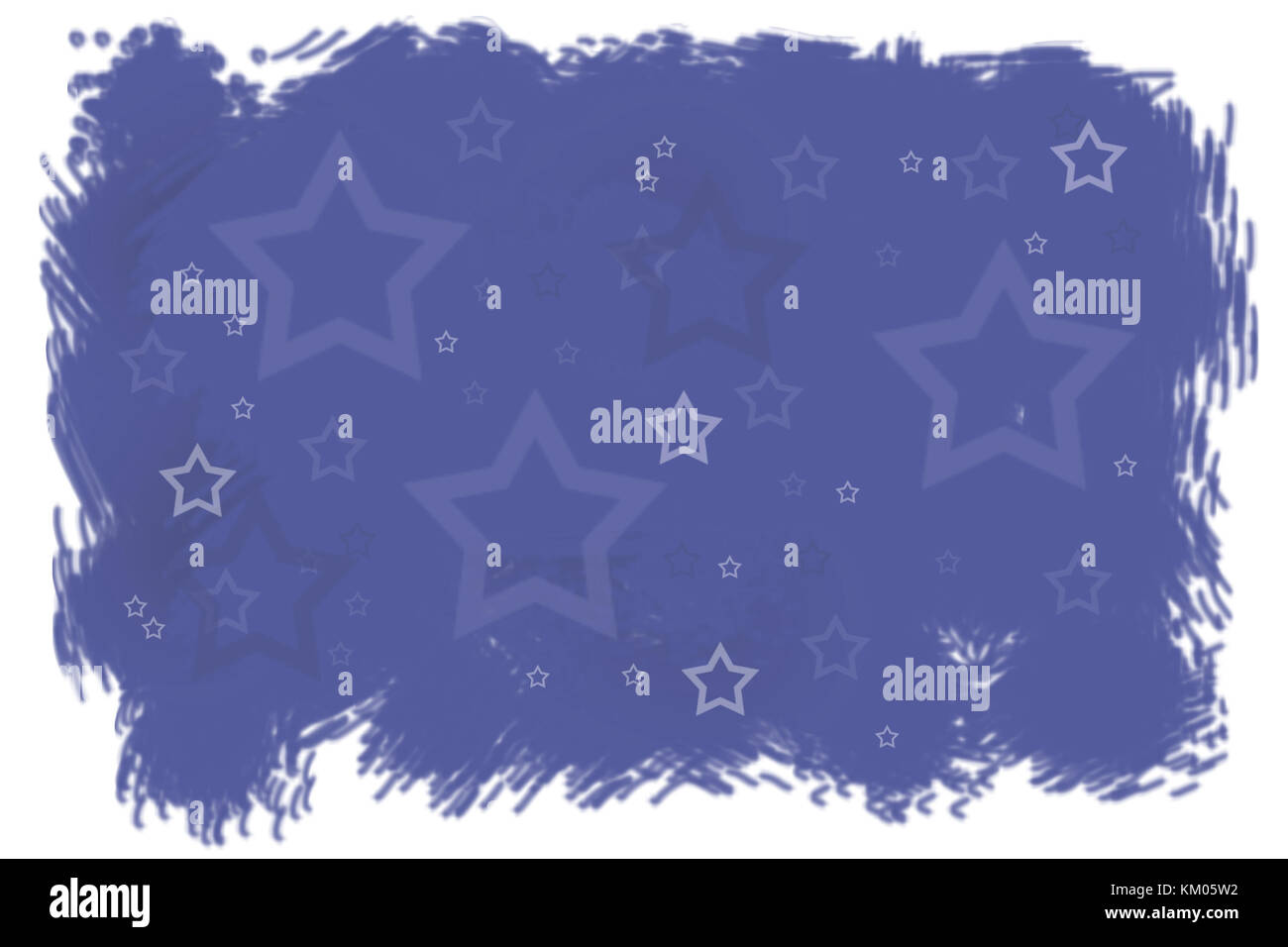 Indigo Blue inverno sfondo di Natale con stelle pattern, Anno Nuovo illustrazione digitale. Foto Stock