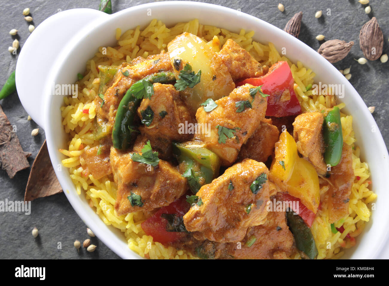 Indian jalfrezi curry Foto Stock