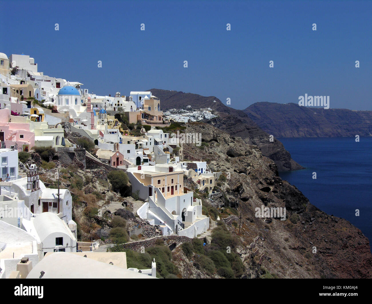 Oia Santorini Foto Stock