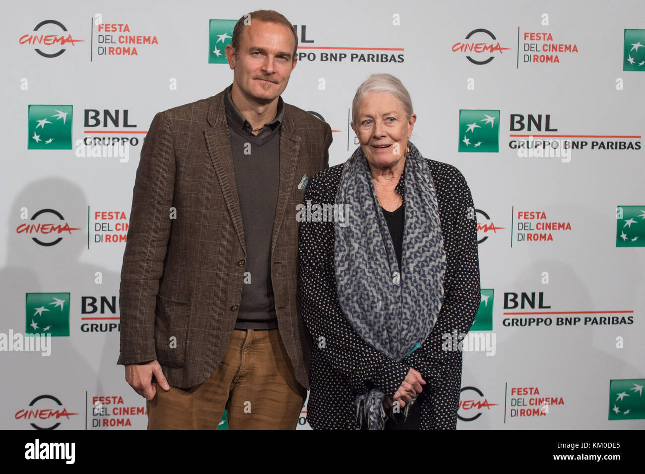 L'attrice britannica Vanessa Redgrave partecipa a una photocall durante il XII Festival del Cinema di Roma all'Auditorium Parco della musica di Roma. Con: Vanessa Redgrave, Carlo Gabriel Nero dove: Roma, Italia quando: 02 Nov 2017 credito: WENN.com Foto Stock