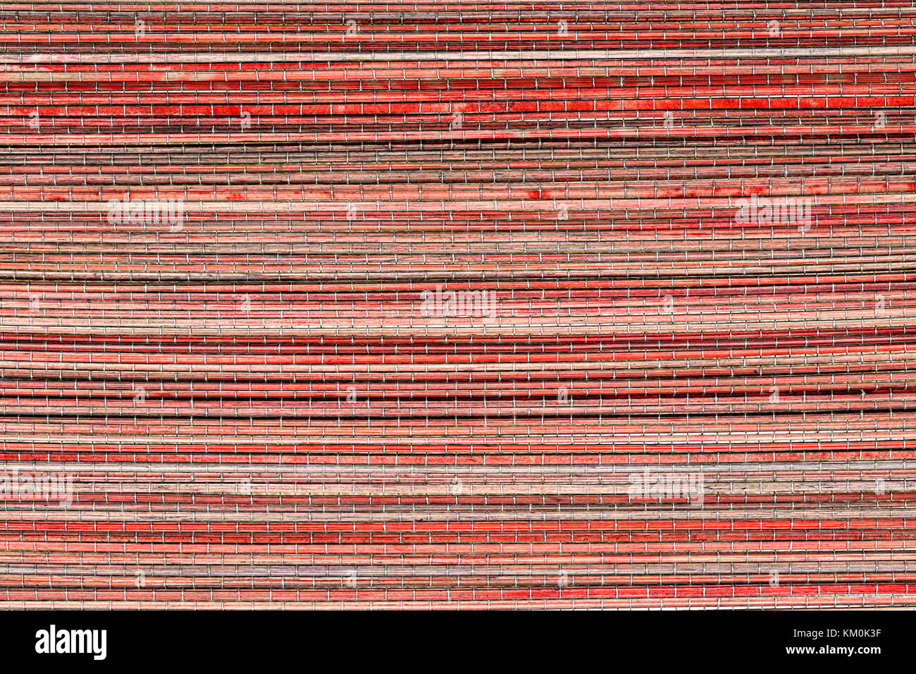 Rosso sfondo di legno o texture Foto Stock