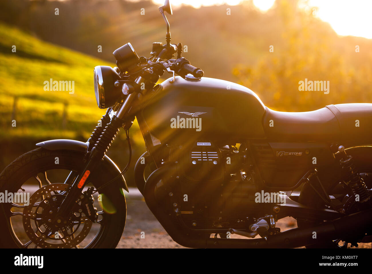 2017 Moto Guzzi V7iii Foto Stock