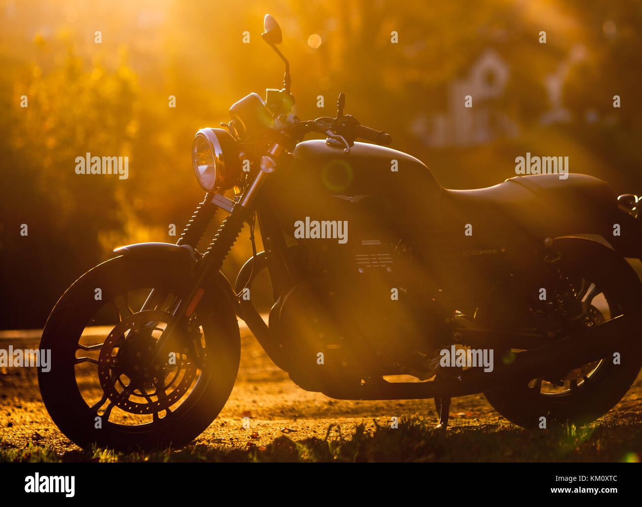 2017 Moto Guzzi V7iii Foto Stock