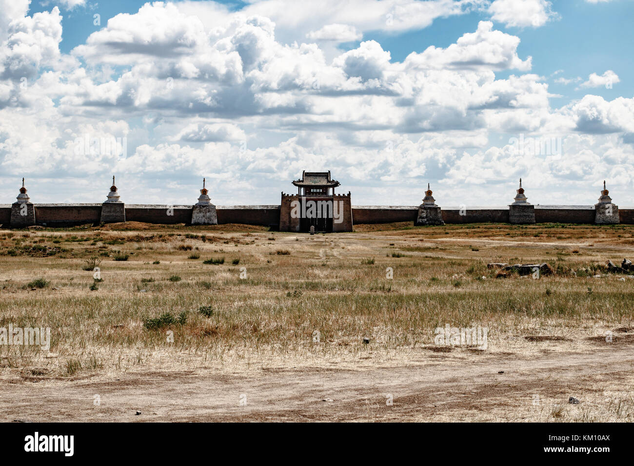 Tempio monastery a Karakorum, capitale dell'impero mongolo Foto Stock
