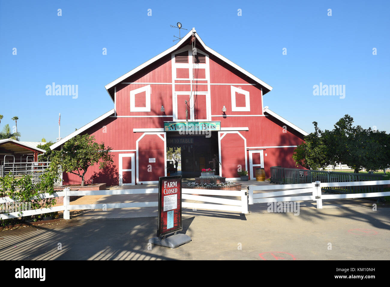 Costa Mesa, CA - dicembre 1, 2017: centenario agriturismo a oc fiera e centro eventi. creato per educare i giovani a proposito di agricoltura e la sua importanza per la nostra da Foto Stock