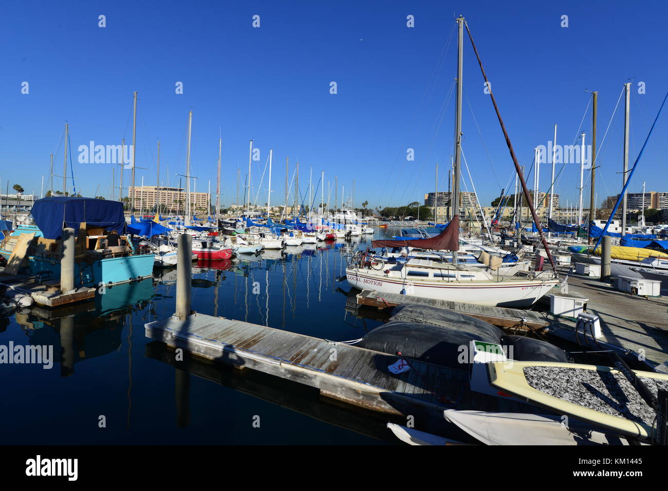 Marina del Rey a Los Angeles Foto Stock