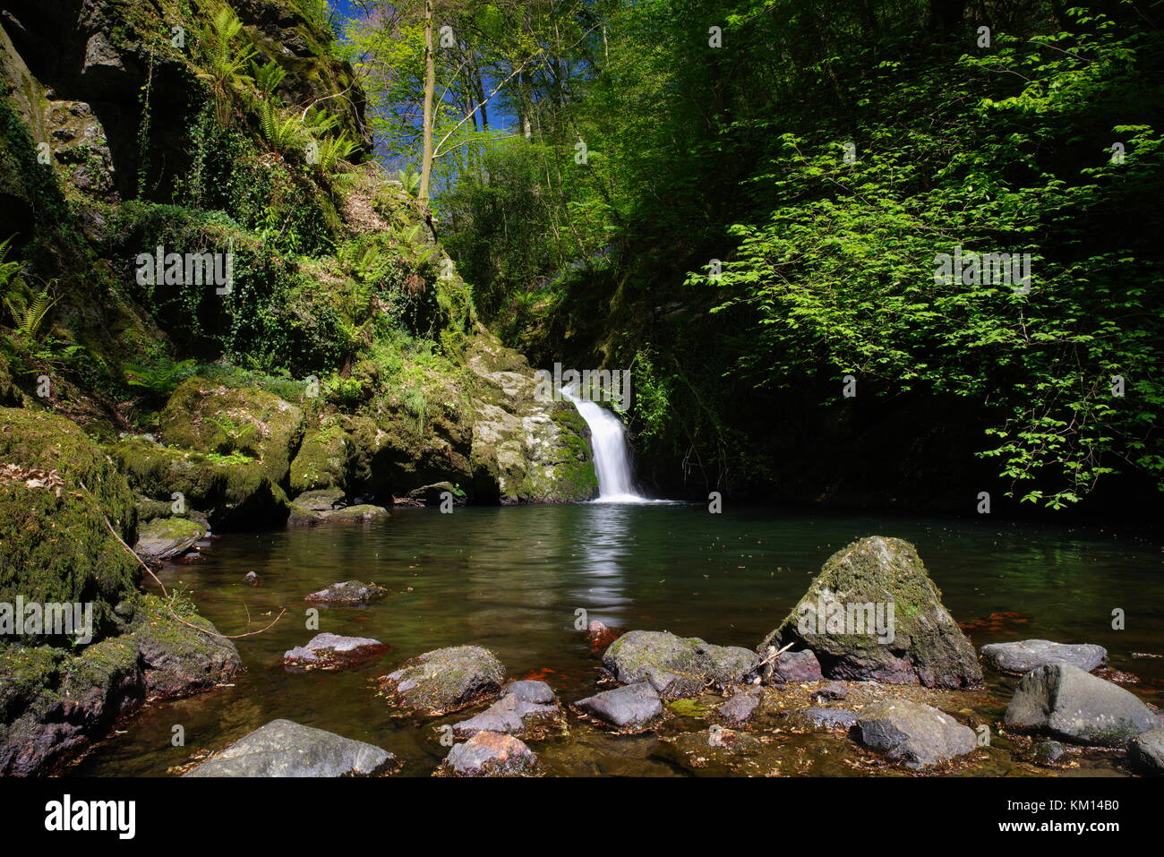 Plas Cadnant Garden Foto Stock