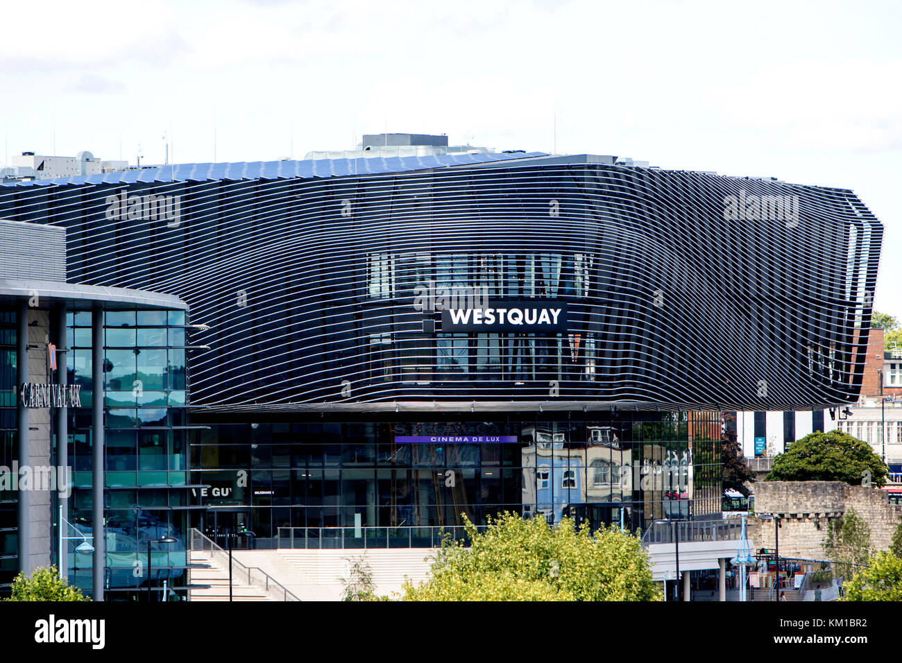 Westquay Sud e il suo nuovo sviluppo complesso di filigrana in Southampton, Regno Unito Foto Stock