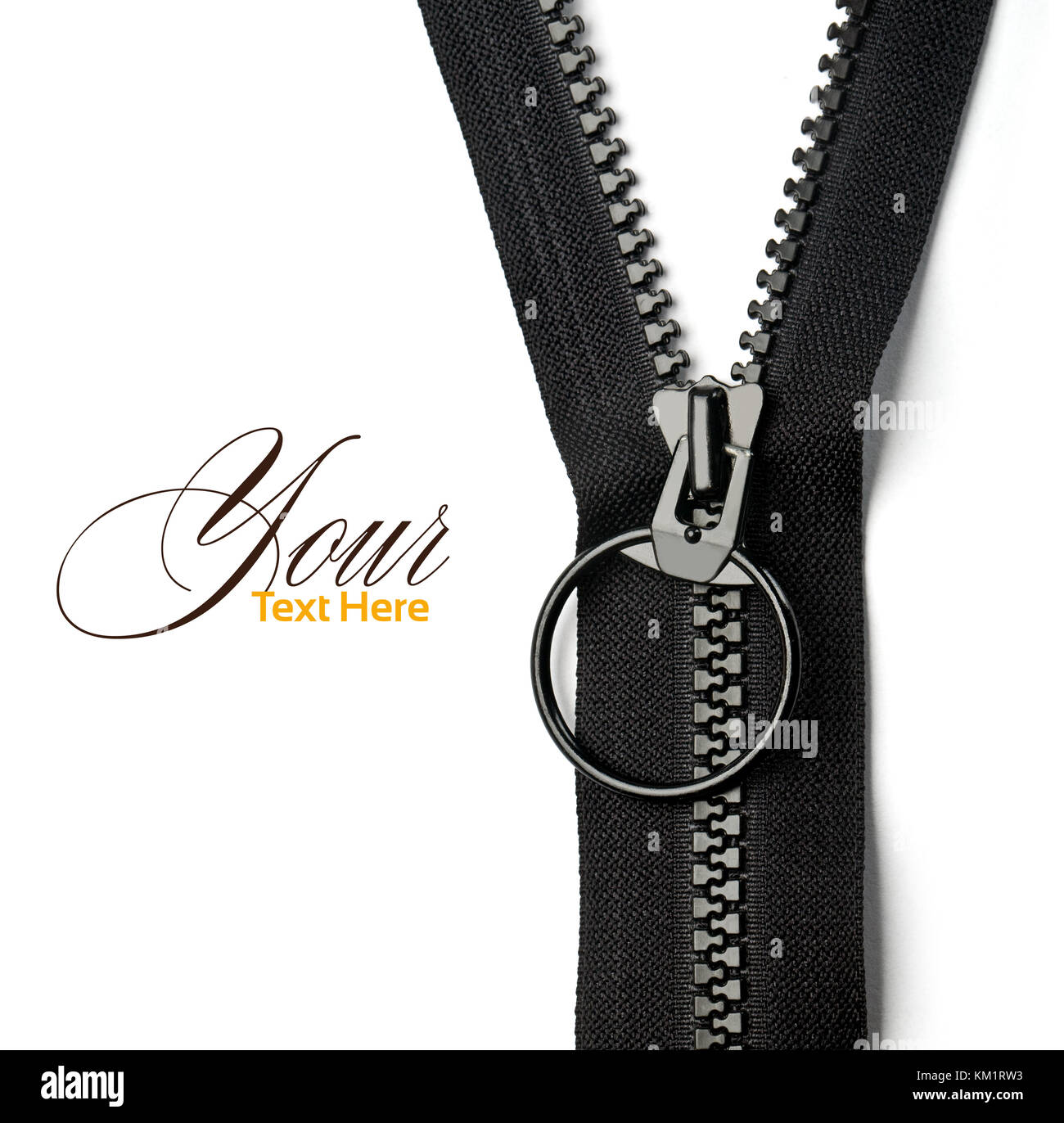 Rimosse lampo nero isolato su bianco, alta risoluzione Foto Stock