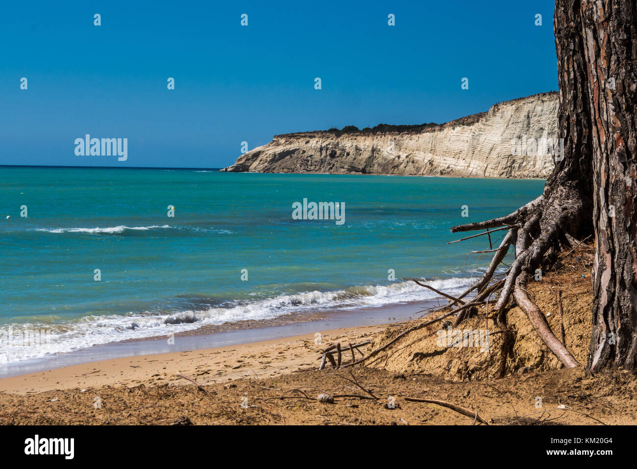Spiaggia Di Eraclea Minoa In Sicilia Italia Foto Immagine