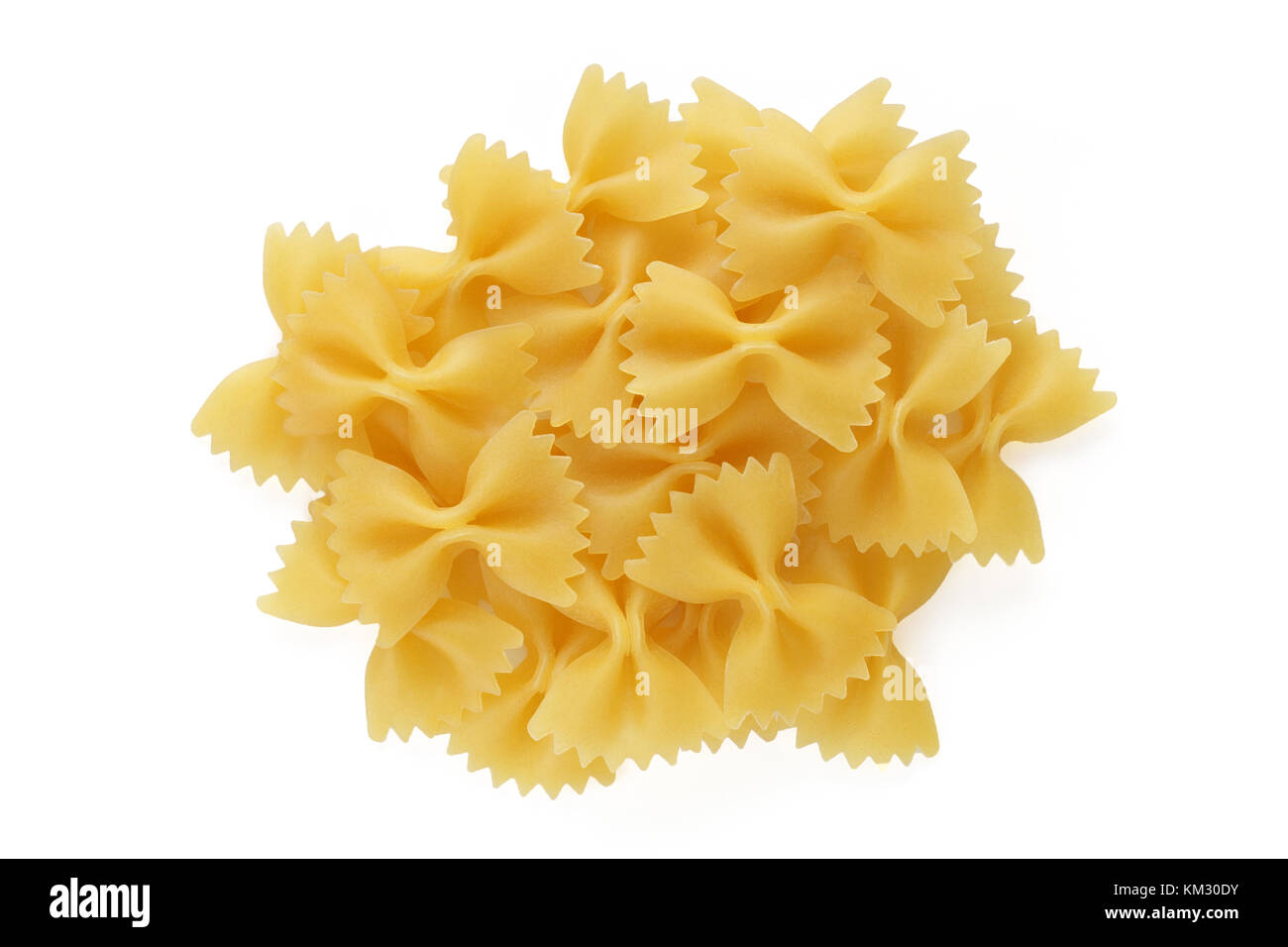 Farfalle su sfondo bianco Foto Stock