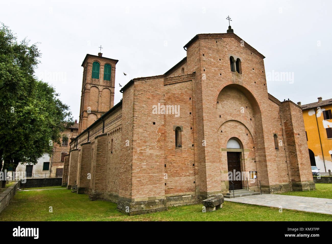 La basilica di San Cesario, San Cesario sul Panaro, Emilia Romagna, Italia Foto Stock