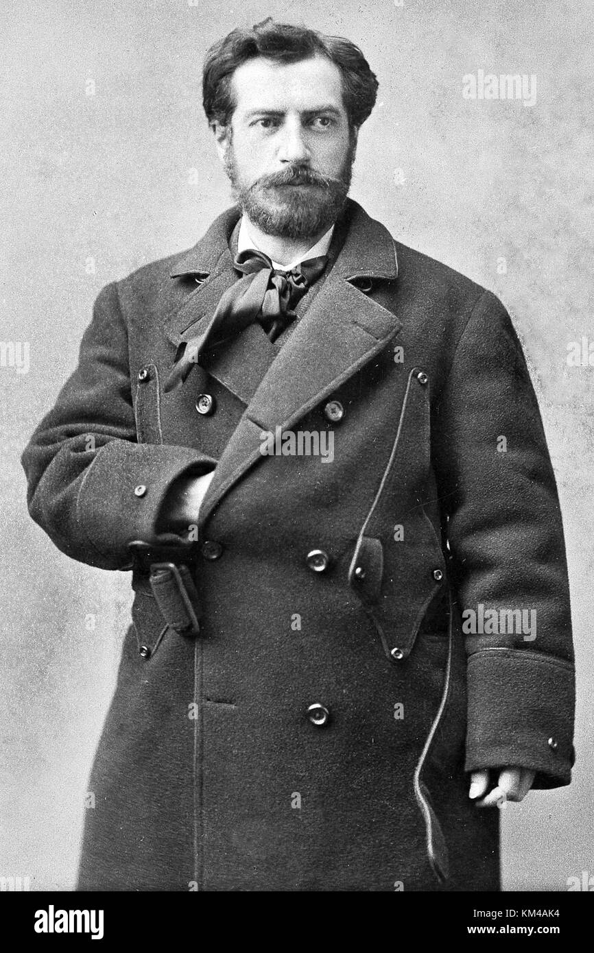 Frédéric Auguste Bartholdi, scultore francese che ha progettato la Statua della libertà Foto Stock