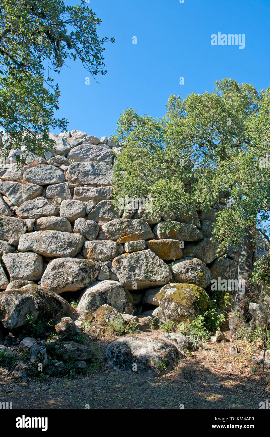 Il Nuraghe Maiori (nuraghe Majori) a Tempio Pausania Sardegna Foto Stock