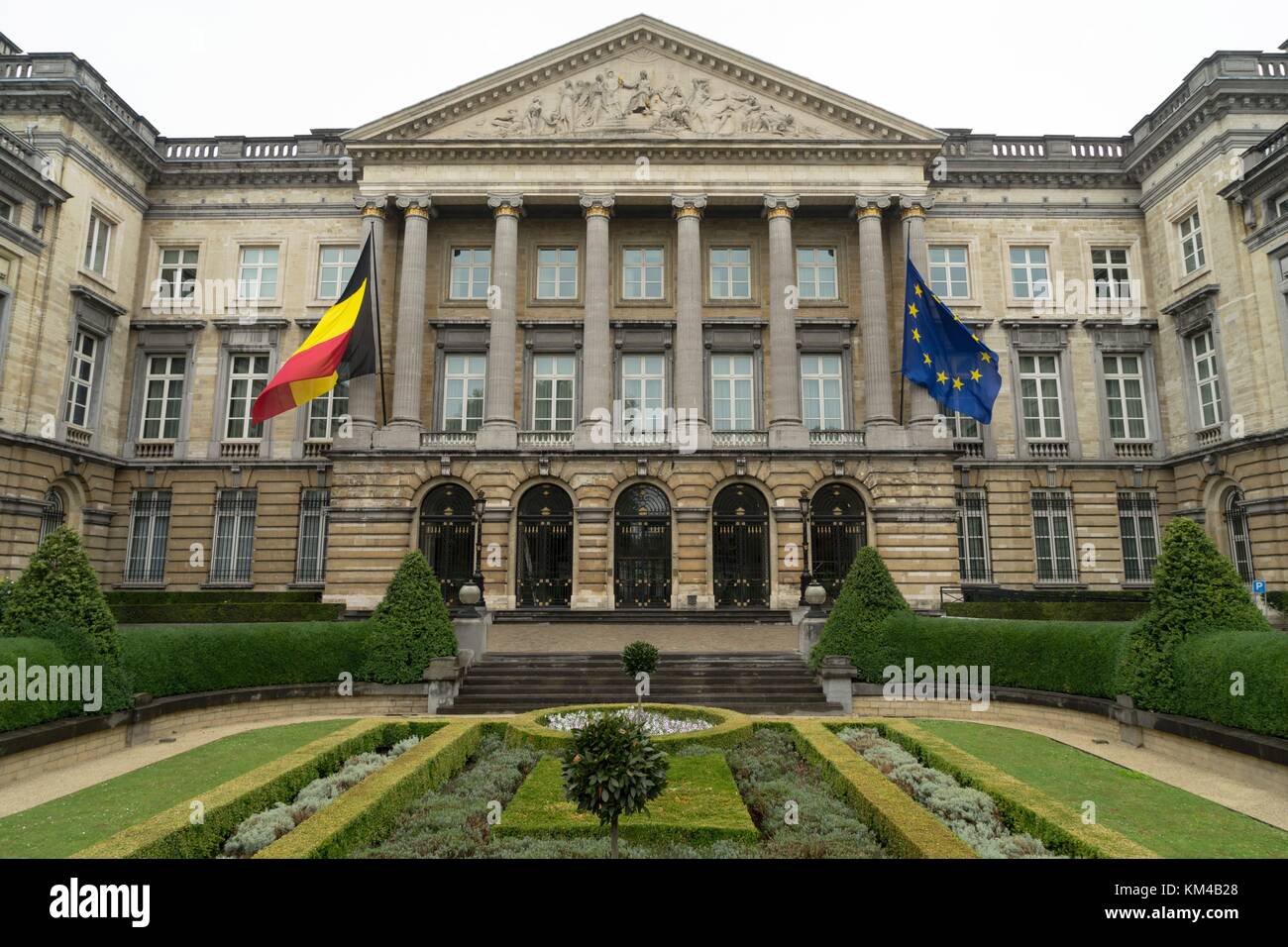 Belgio: Palazzo della Nazione, Bruxelles. Foto del 12. Agosto 2017. | utilizzo in tutto il mondo Foto Stock