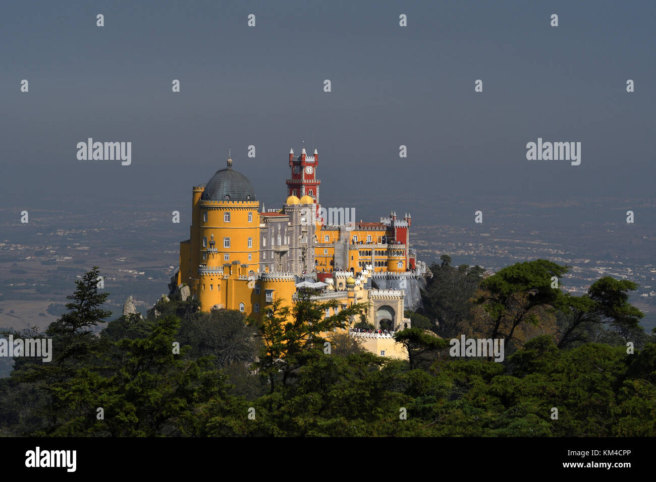 Pena palace;Palacio da Pena;il castello; Sao Pedro de penaferrim;;Sintra Portogallo Foto Stock