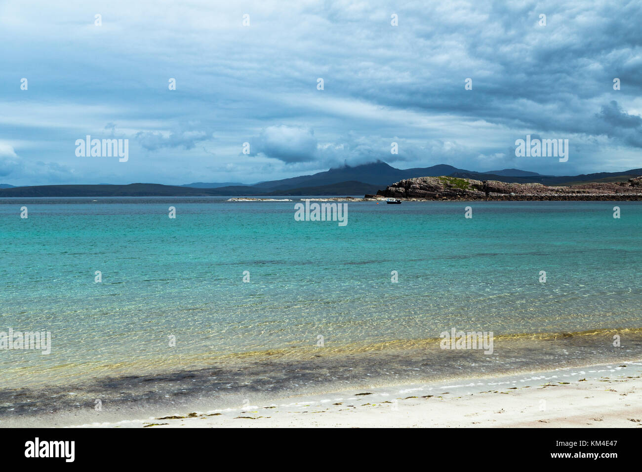 Mellon Udrigle beach, Achnasheen, North West Coast, Ross-shire, Hghlands della Scozia Foto Stock
