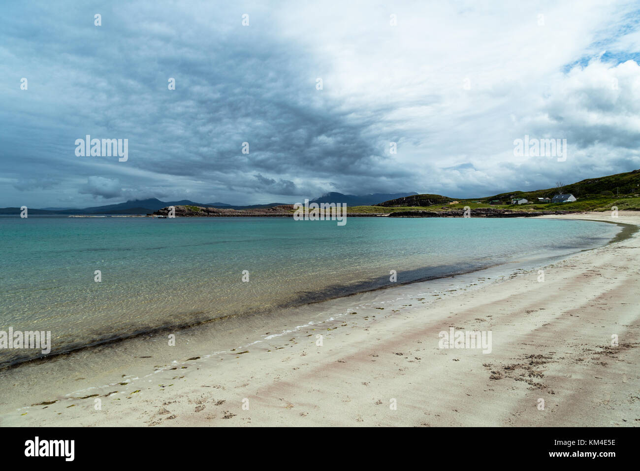 Mellon Udrigle beach, Achnasheen, North West Coast, Ross-shire, Hghlands della Scozia Foto Stock
