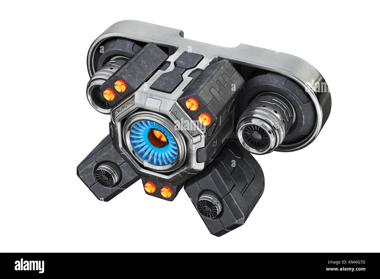 Sci-fi turbina del motore Foto Stock