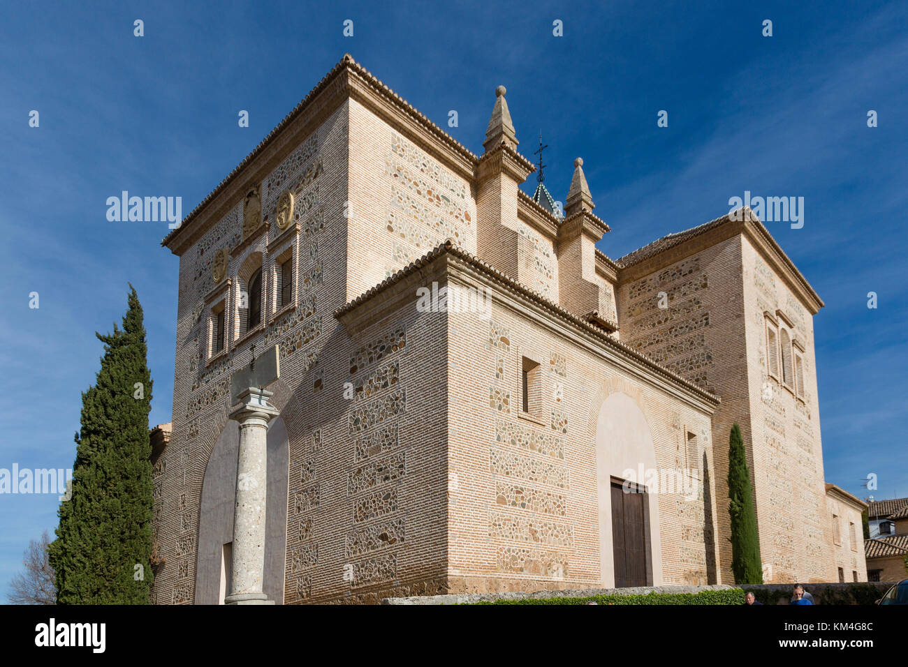 La Iglesia de Santa Maria presso l'Alhambra di Granada, Spagna Foto Stock