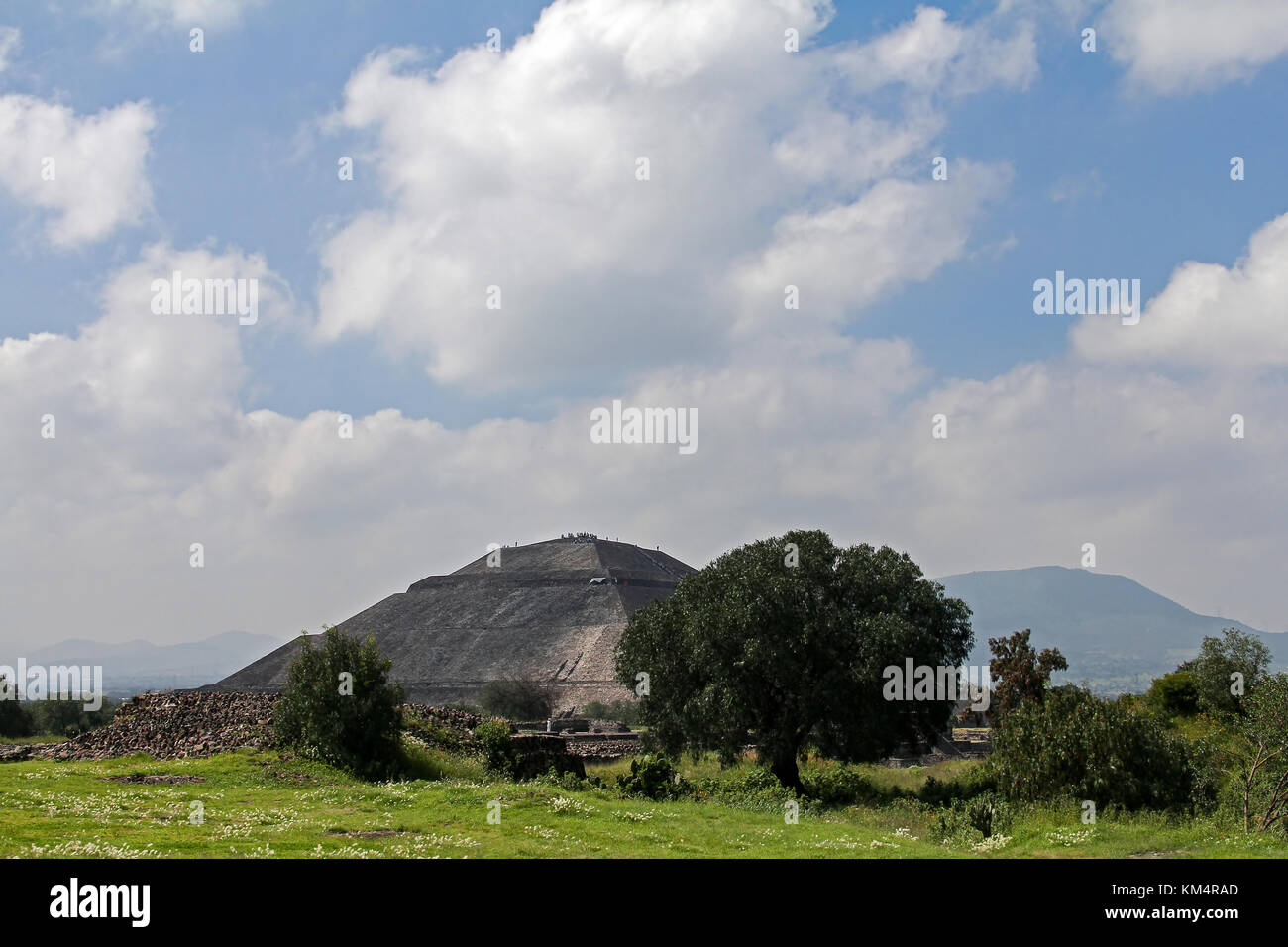 La Piramide del sole, in Messico Foto Stock