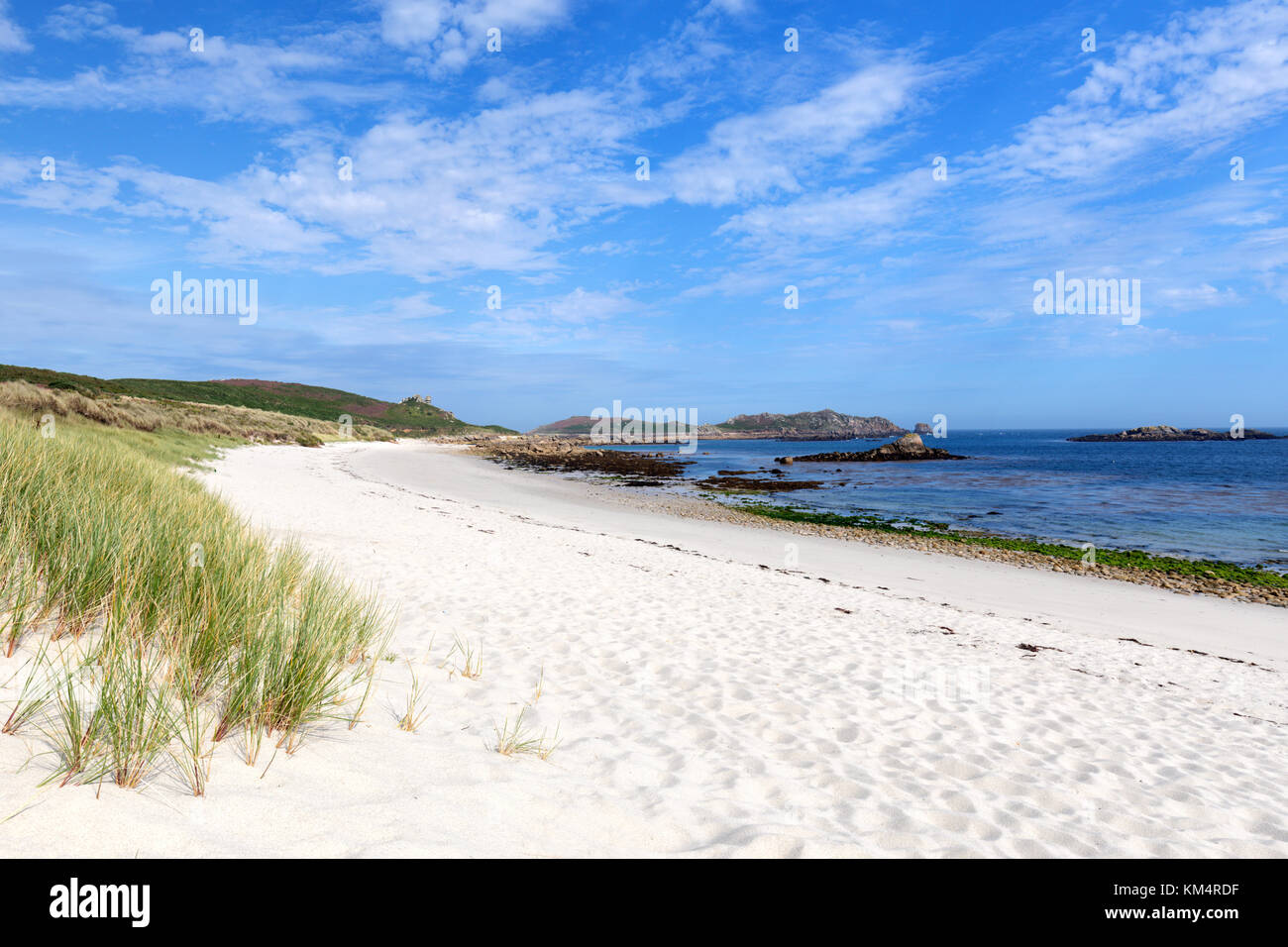 Grande Bay St Martins Isole Scilly, REGNO UNITO Foto Stock