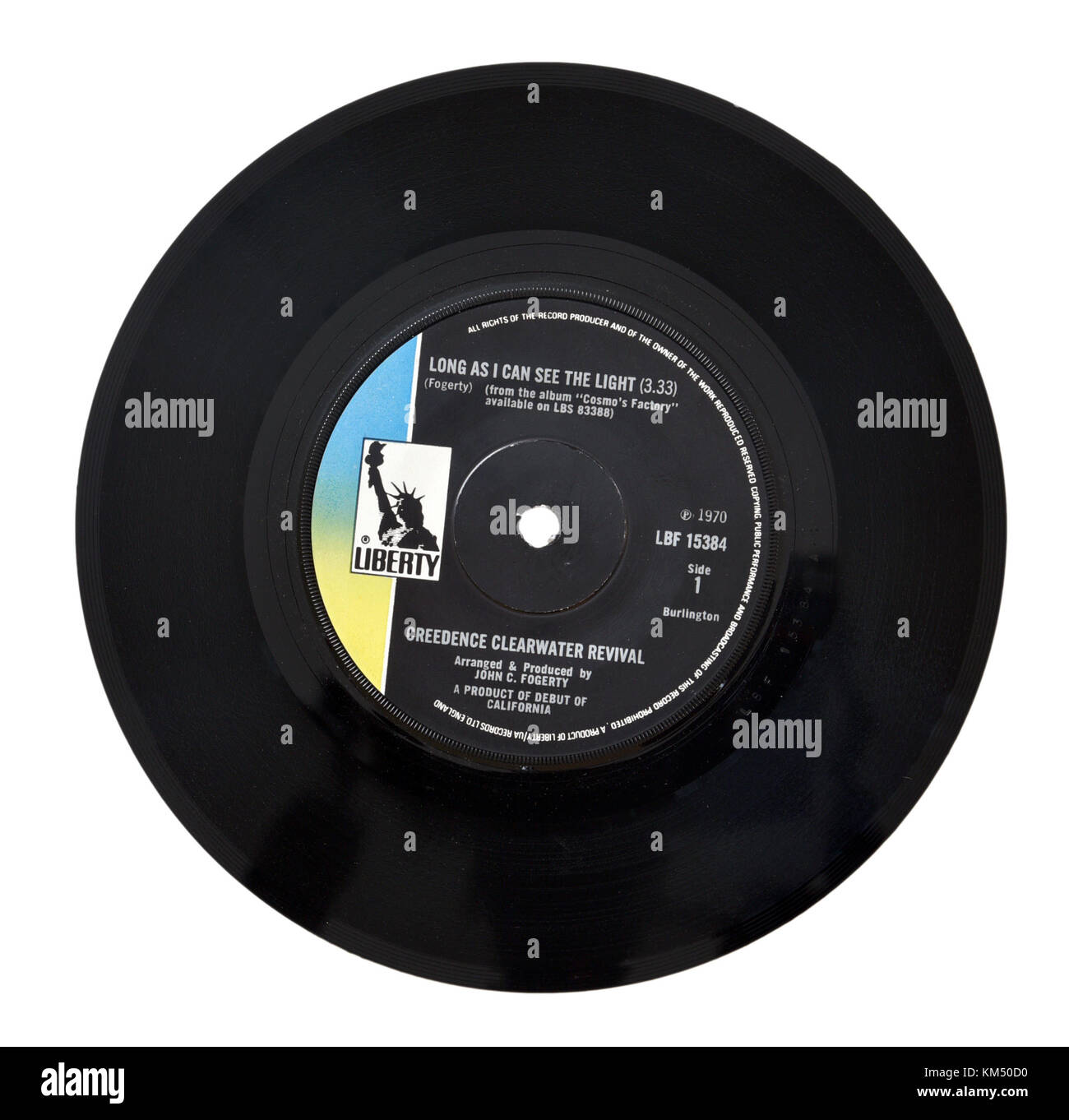 Creedence Clearwater Revival (CCR) Lungo Come posso vedere la luce unica Foto Stock