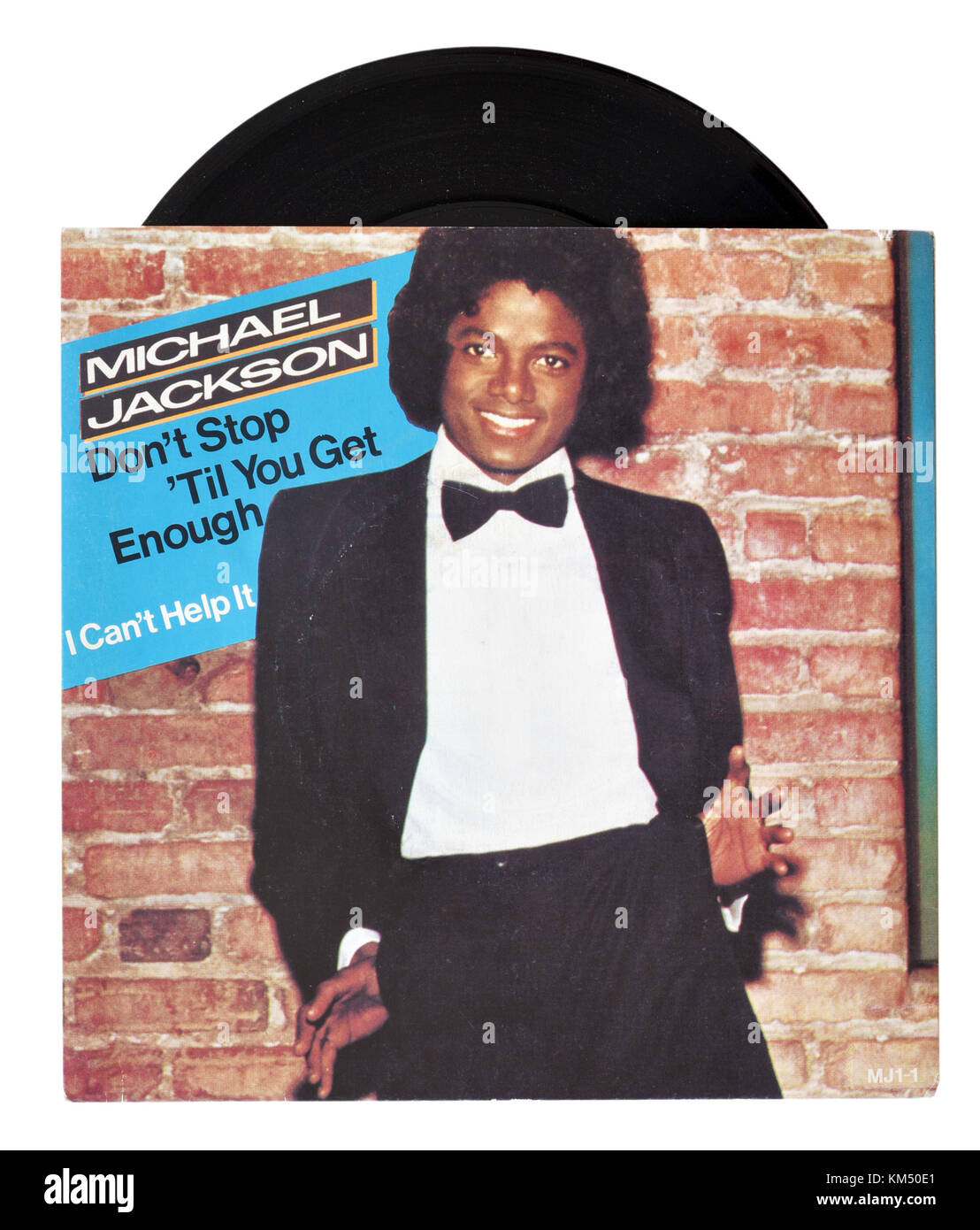 Michael Jackson non smettere di 'Til arrivare abbastanza da sette pollici singolo Foto Stock