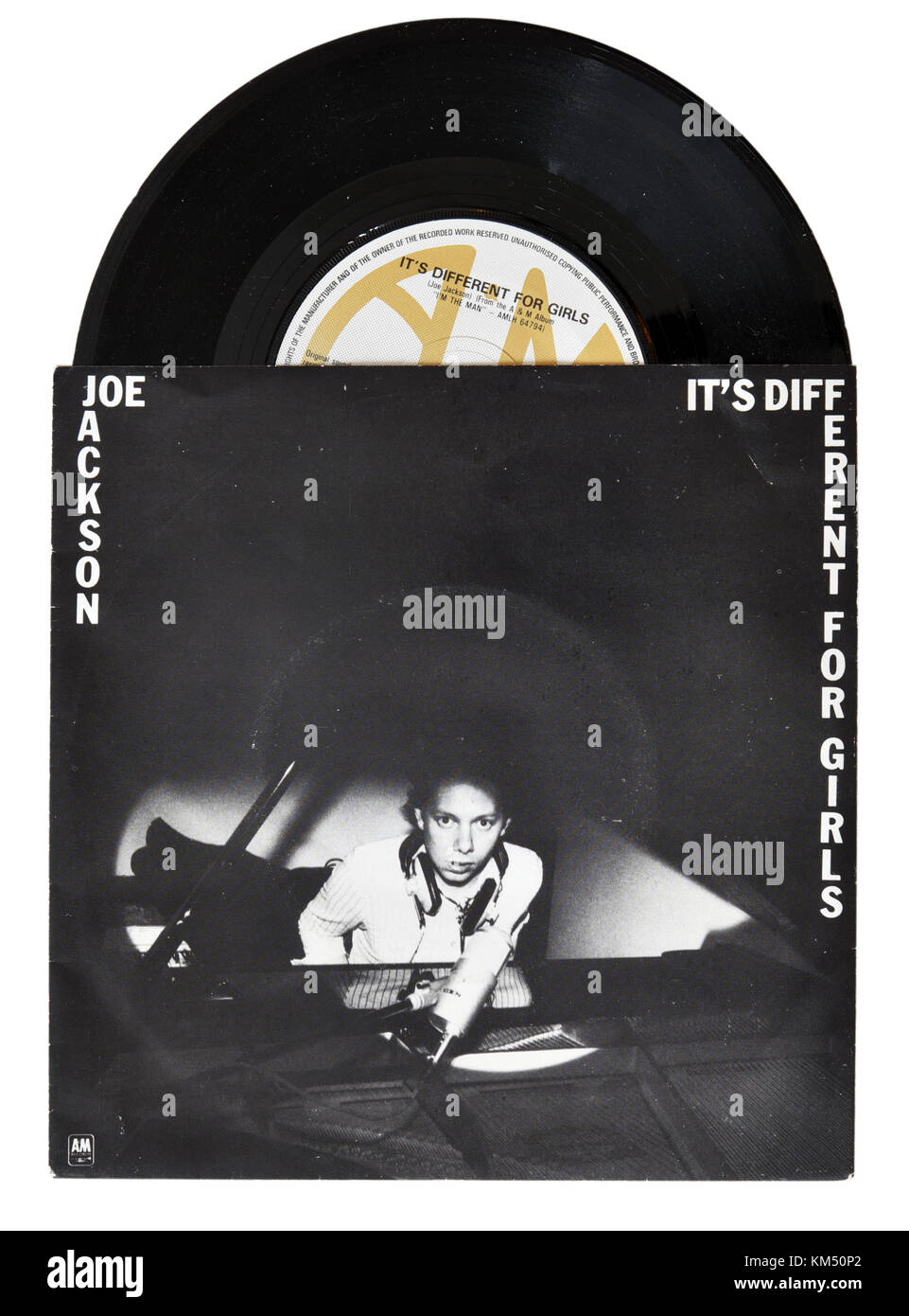 Joe Jackson è diverso per le ragazze da sette pollici singolo Foto Stock