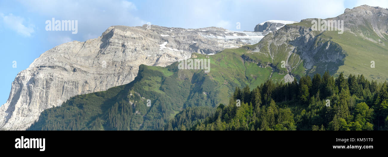 Monte Titlis a engelberg sulle alpi svizzere Foto Stock