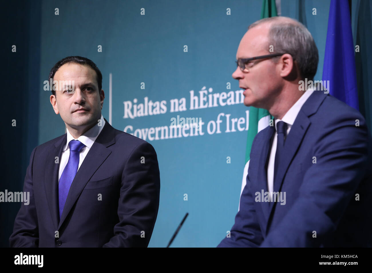Dublino, Irlanda. 4° dic, 2017. primo ministro irlandese (Taoiseach), Leo varadkar, risponde alla notizia che la fase brexit una trattativa non è stato firmato tra il Regno Unito e l'Unione oggi come previsto. Credito: rollingnews.ie/alamy live news Foto Stock