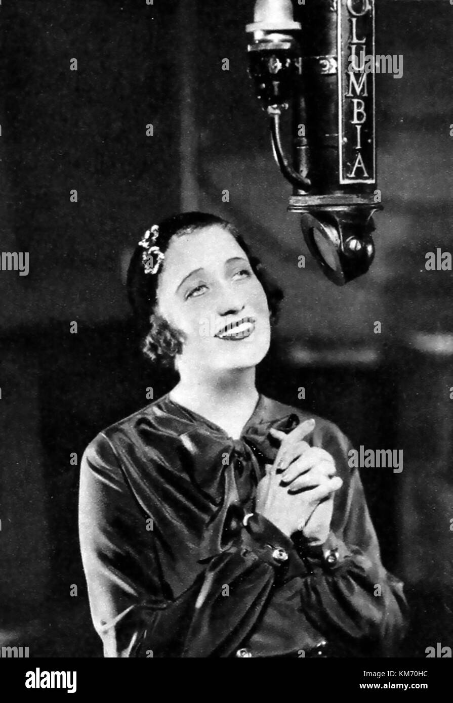 Ruth ETTING (1897-1978) cantante e attrice statunitense nel 1935. La sua vita fu la base del film del giorno di Doris 'Love Me or Leave Me' nel 1955 Foto Stock
