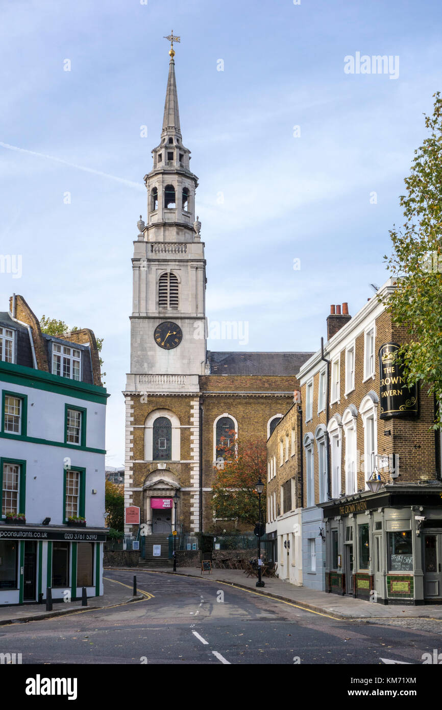 St James Chiesa anglicana chiesa parrocchiale di James Carr di Clerkenwell, London, Regno Unito Foto Stock