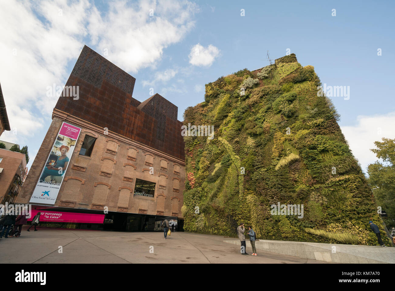 Caixa Forum di Madrid e madrid come destinazione per le vacanze Foto Stock