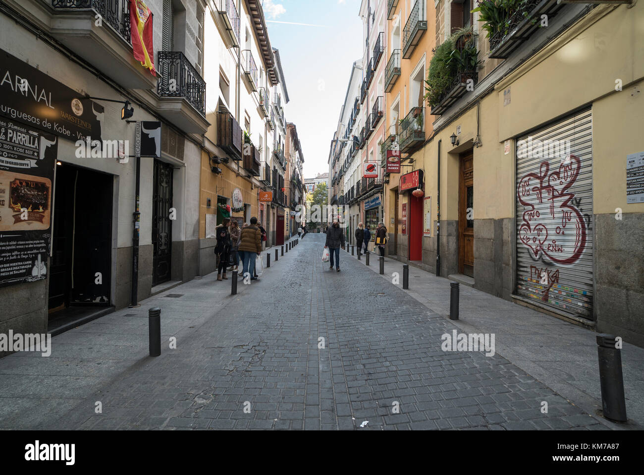 Madrid come destinazione per le vacanze Foto Stock