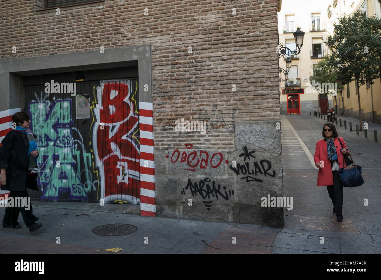 Madrid come destinazione per le vacanze Foto Stock