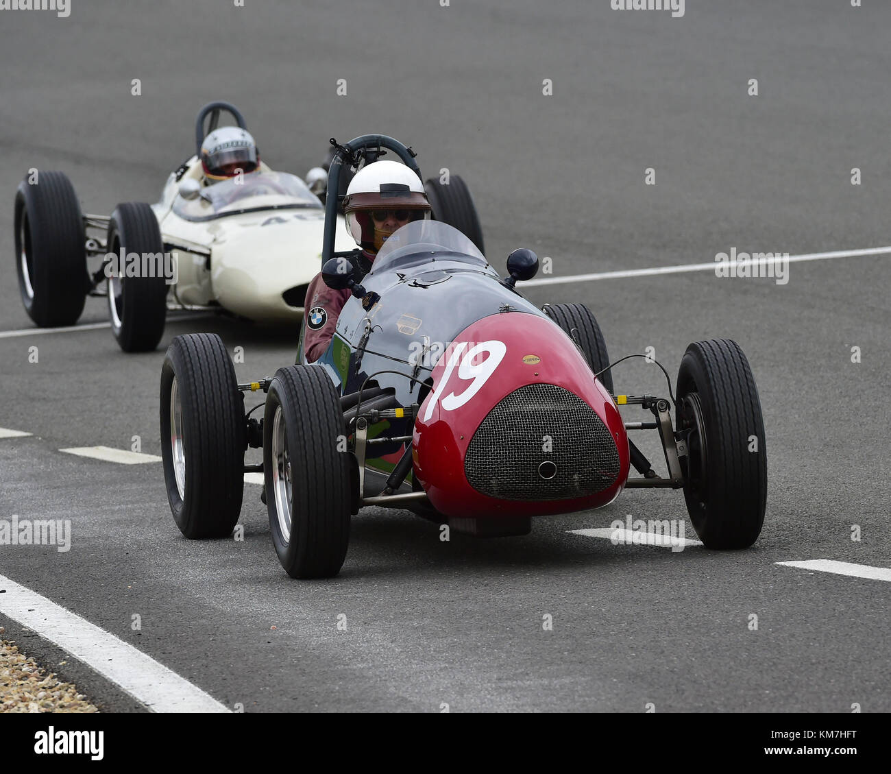 Paolo concedere, Cooper Bristol Mk2, Maserati Trofeo per HGPCA, pre '66 Grand Prix Cars, Silverstone Classic, luglio 2017, Silverstone, Chris McEvoy, il circuito Foto Stock