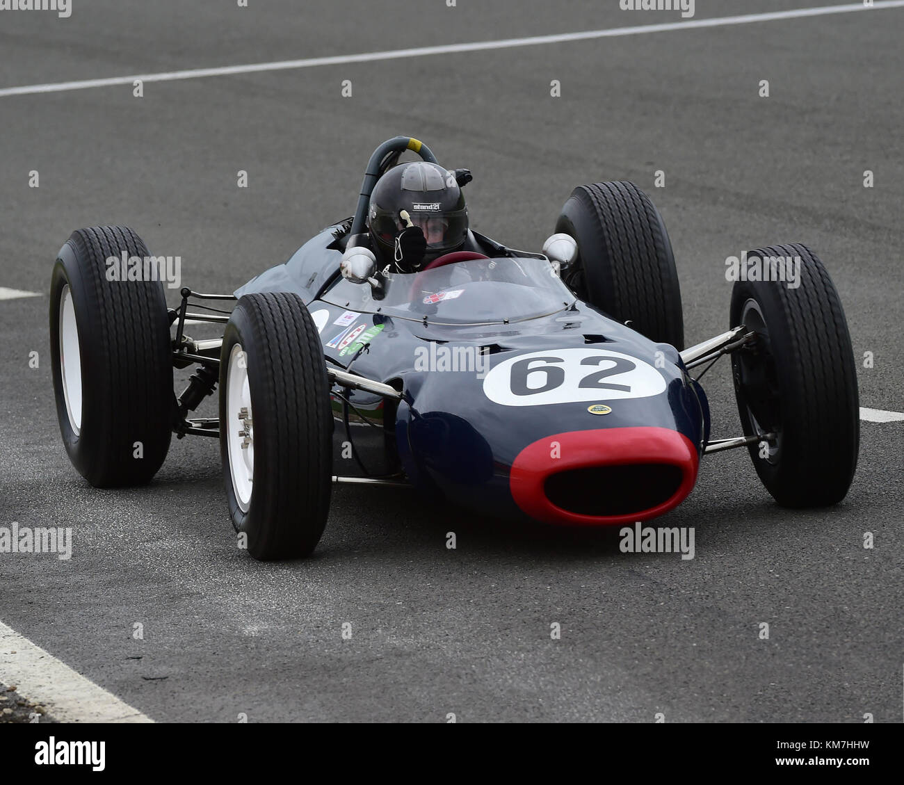 Chris Milner, Lotus 24, Maserati Trofeo per HGPCA, pre '66 Grand Prix Cars, Silverstone Classic, luglio 2017, Silverstone, Chris McEvoy, il circuito da corsa, Foto Stock
