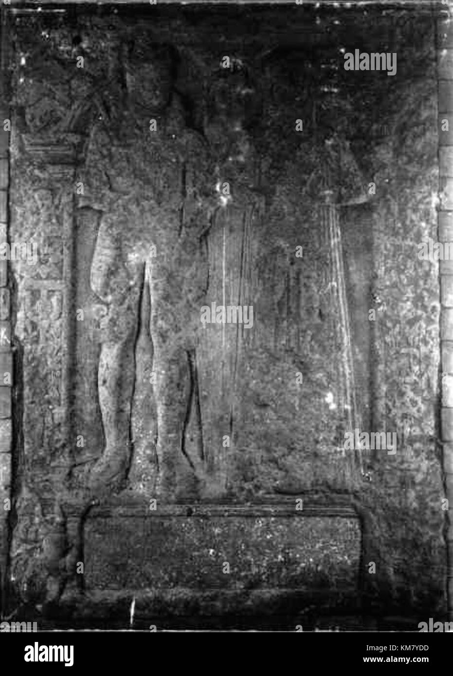La cattedrale di Lund (Lunds Domkyrka) in Svezia è una chiesa in stile romanico conosciuta per il suo significato architettonico e l'importanza culturale nella regione. Foto Stock