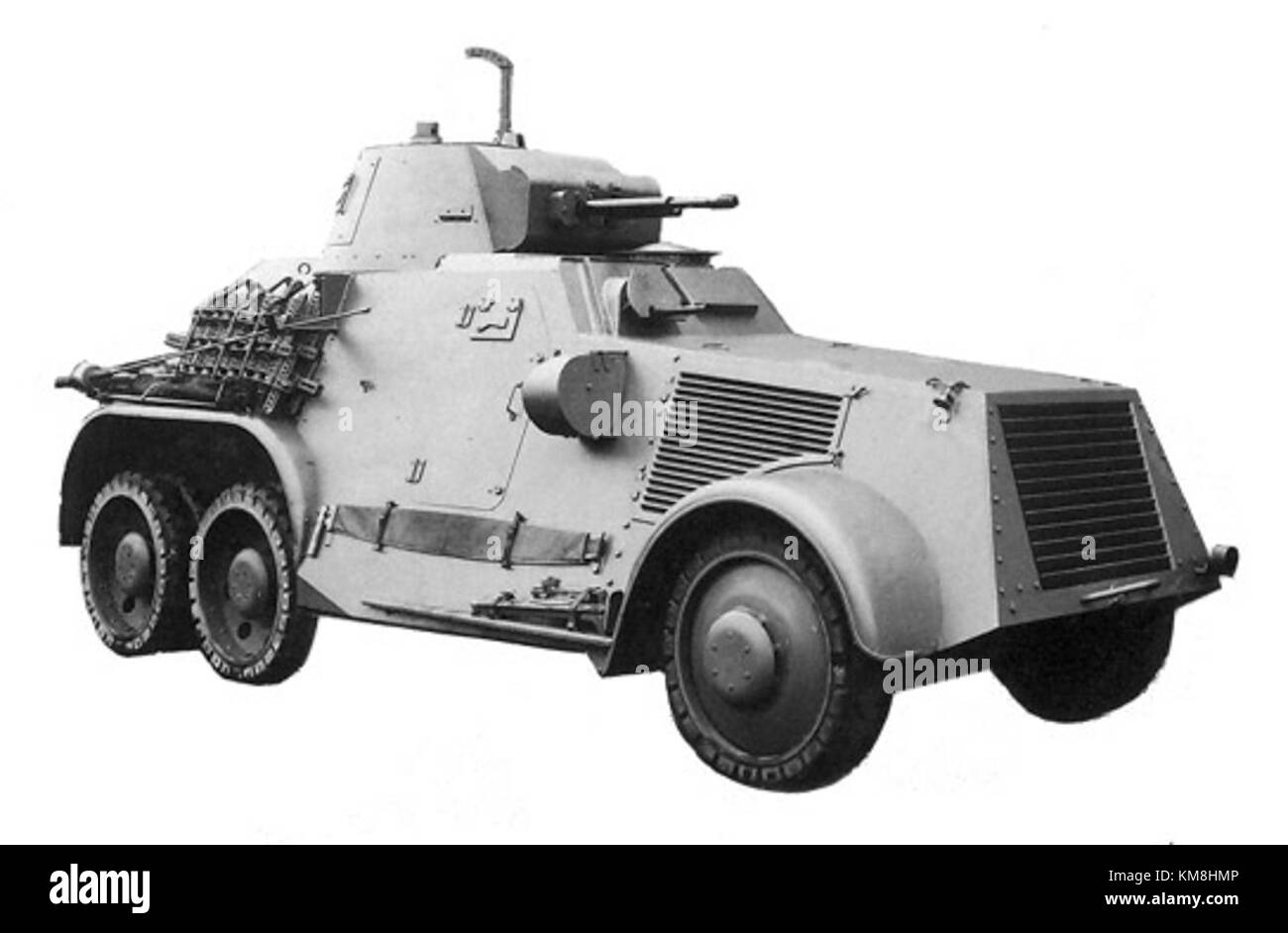 Il Landsverk L 180 è un veicolo corazzato svedese sviluppato negli anni '1950 È stato progettato per uso militare, con armatura rinforzata e mobilità per vari scenari di combattimento. Foto Stock