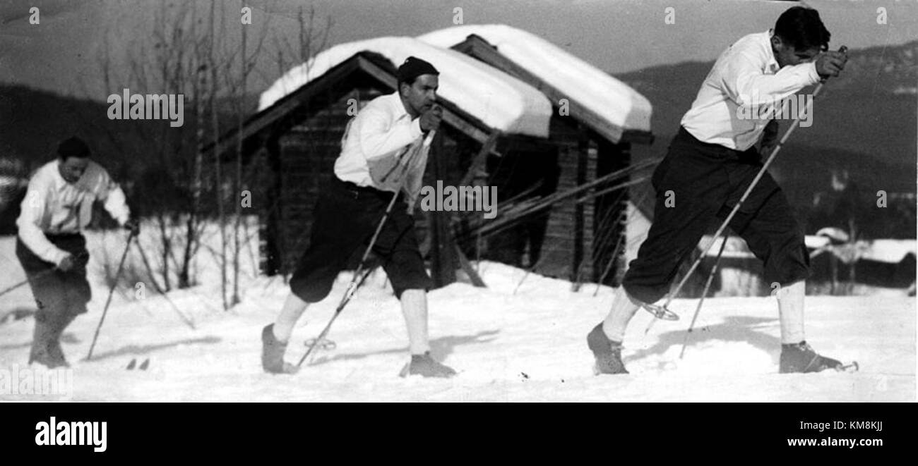 Nils 'Mora Nisse' Karlsson Vasaloppet 1948 001 Foto Stock